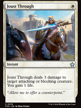 Joust Through (FDN-019) - Foundations