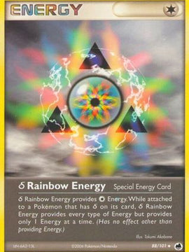 Rainbow Energy (88/101)(Delta Species) (Stamped) [EX: Dragon Frontiers]