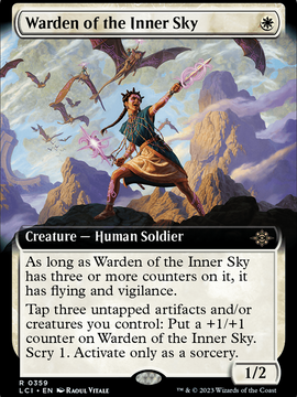 Warden of the Inner Sky (LCI-359) - The Lost Caverns of Ixalan: (Extended Art) Foil