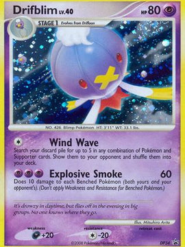 Drifblim (DP34) [DP Black Star Promos] Holofoil