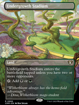 Undergrowth Stadium (CMM-666) - Commander Masters (Borderless)