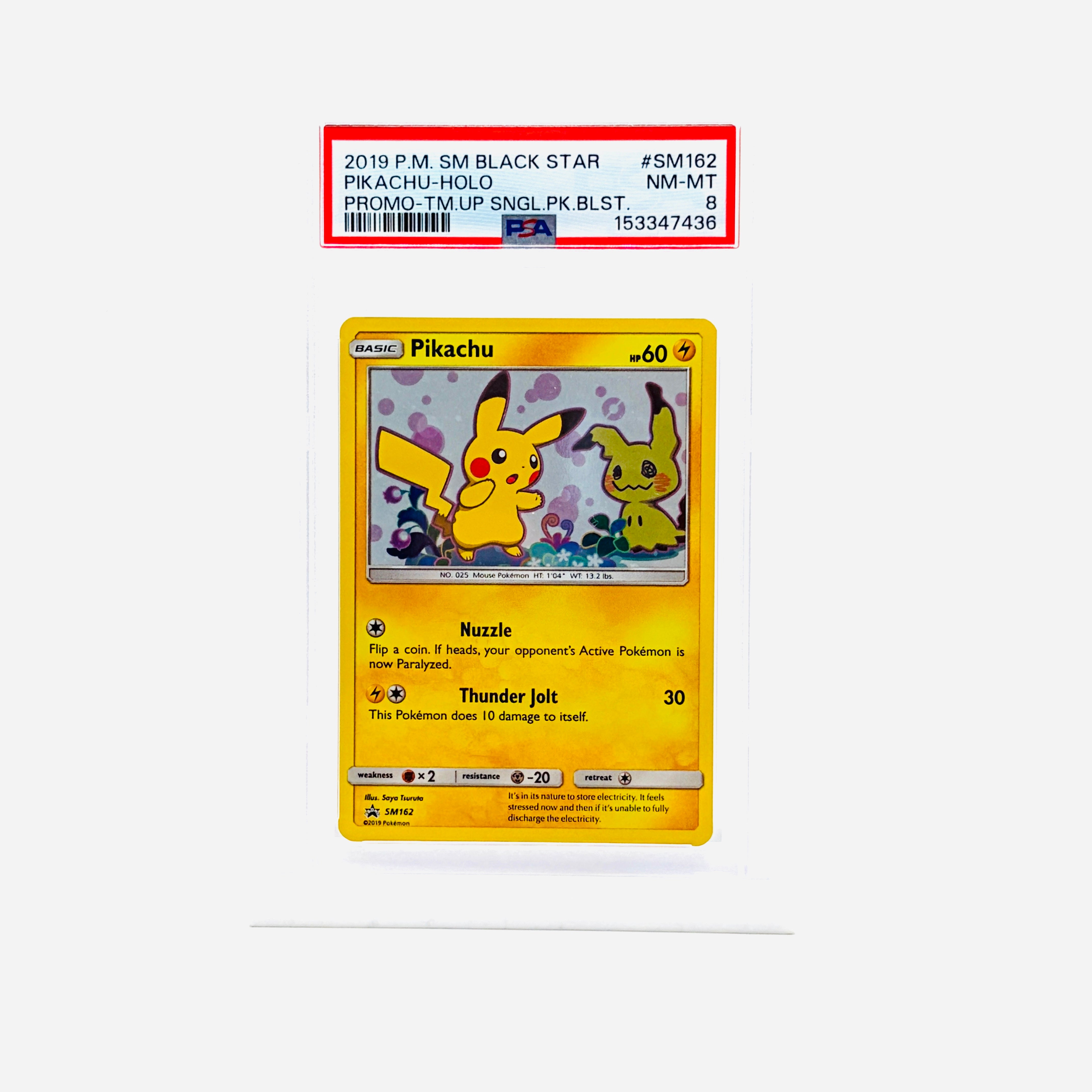 pikachu pokemon card 2019 PSA 8 Holofoil Pack Detail::Blastoise (Light) [Colorless] Having some snowday fun Korean Pokemon Card