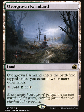 Overgrown Farmland (MID-265) - Innistrad: Midnight Hunt