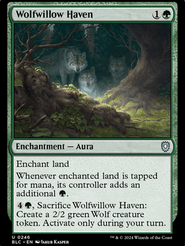 Wolfwillow Haven (BLC-246) - Bloomburrow Commander