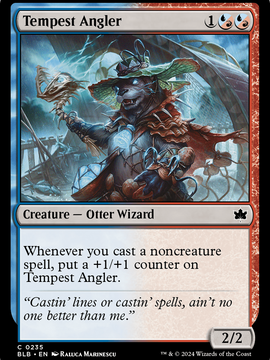 Tempest Angler (BLB-235) - Bloomburrow Foil