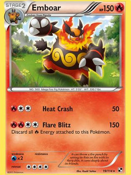 Emboar (19/114) [Black & White: Base Set]