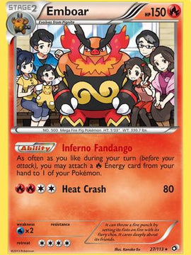 Emboar (27/113) [Black & White: Legendary Treasures]