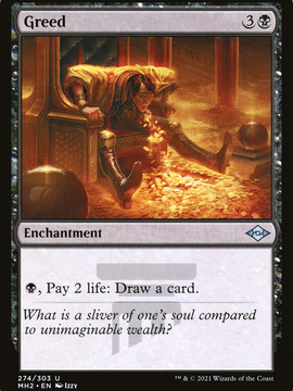 Greed (MH2-274) - Modern Horizons 2