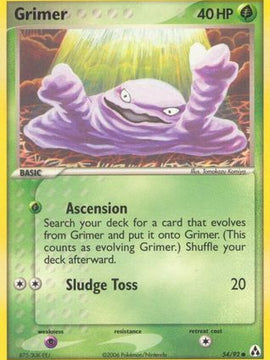 Grimer (54/92) (Stamped) [EX: Legend Maker]
