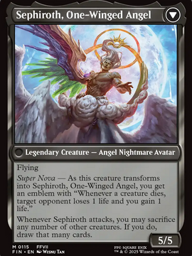 Sephiroth, Fabled SOLDIER // Sephiroth, One-Winged Angel (FIN-115) - FINAL FANTASY