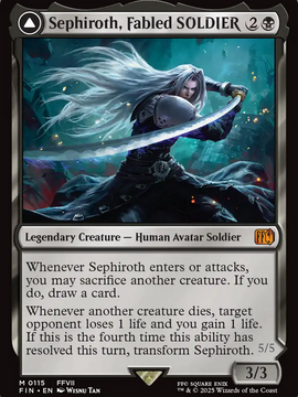 Sephiroth, Fabled SOLDIER // Sephiroth, One-Winged Angel (FIN-115) - FINAL FANTASY