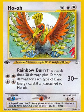 Ho-oh (18/64) [Neo Revelation 1st Edition]