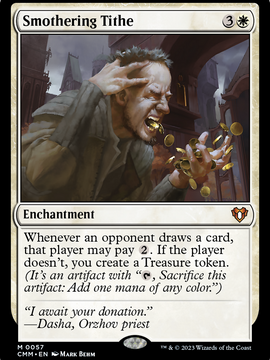 Smothering Tithe (CMM-057) - Commander Masters