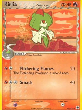 Kirlia (33/101) (Delta Species) [EX: Dragon Frontiers]