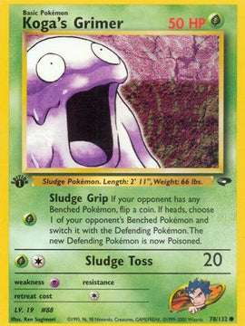 Koga's Grimer (78/132) [Gym Challenge 1st Edition]