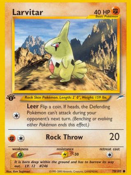 Larvitar (70/105) [Neo Destiny 1st Edition]