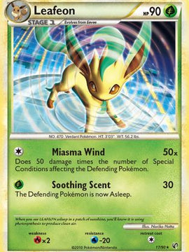 Leafeon (17/90) [HeartGold & SoulSilver: Undaunted]