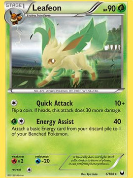 Leafeon (6/108) [Black & White: Dark Explorers]