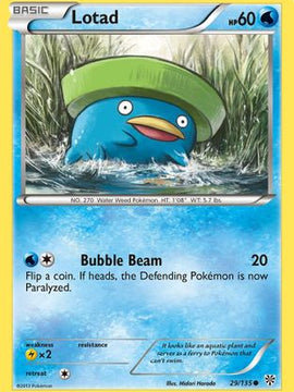 Lotad (29/135) [Black & White: Plasma Storm]