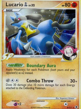 Lucario GL (8/111) [Platinum: Rising Rivals]