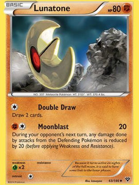 Lunatone (63/146) [XY: Base Set]