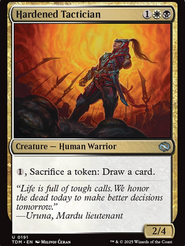 Hardened Tactician (TDM-191) - Tarkir: Dragonstorm Foil