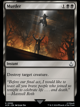 Murder (ACR-092) - Assassin's Creed Foil