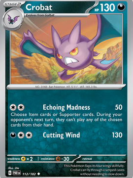 Crobat (112/182) [Paradox Rift]