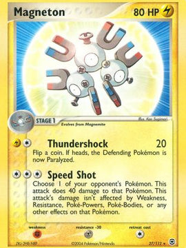 Magneton (27/112) [EX: FireRed & LeafGreen]
