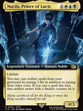 Noctis, Prince of Lucis (FIN-500) - FINAL FANTASY: (Extended Art)