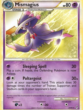 Mismagius (28/95) [HeartGold & SoulSilver: Call of Legends]