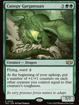 Canopy Gargantuan (TDC-045) - Commander: Tarkir: Dragonstorm