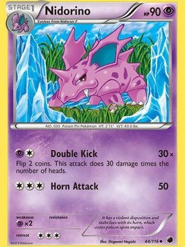 Nidorino (44/116) [Black & White: Plasma Freeze]