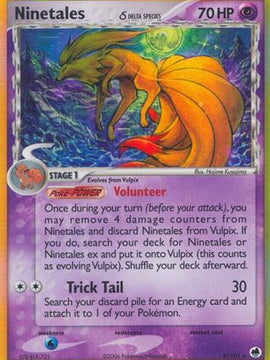 Ninetales (8/101) (Delta Species) [EX: Dragon Frontiers]