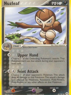 Nuzleaf (45/101) [EX: Hidden Legends]