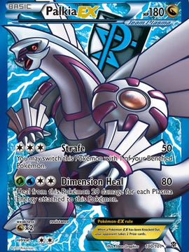 Palkia EX (100/101) [Black & White: Plasma Blast]