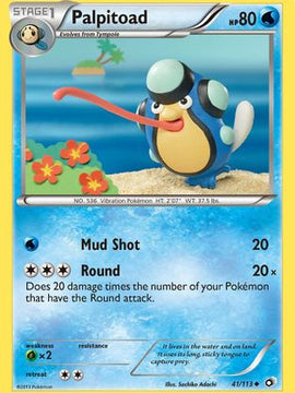 Palpitoad (41/113) [Black & White: Legendary Treasures]