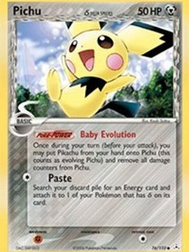 Pichu (76/110) (Delta Species) [EX: Holon Phantoms]