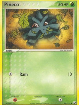 Pineco (66/115) [EX: Unseen Forces]