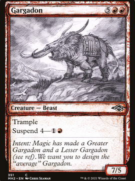 Gargadon (MH2-351) - Modern Horizons 2: (Showcase)