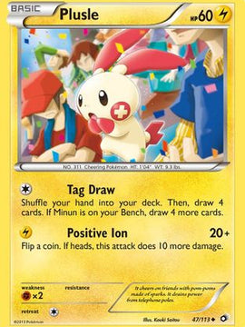 Plusle (47/113) [Black & White: Legendary Treasures]