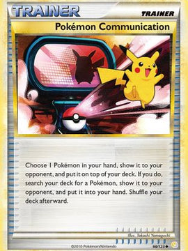 Pokemon Communication (98/123) [HeartGold & SoulSilver: Base Set]