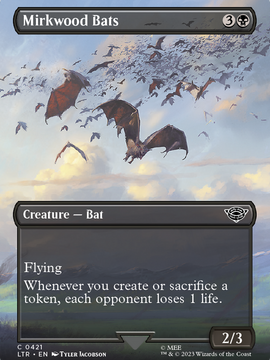 Mirkwood Bats (LTR-421) - The Lord of the Rings: Tales of Middle-earth (Borderless) Foil