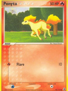 Ponyta (78/113) [EX: Delta Species]