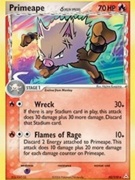 Primeape (50/110) (Delta Species) [EX: Holon Phantoms]