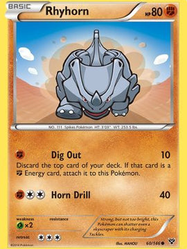 Rhyhorn (60/146) [XY: Base Set]