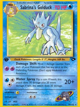 Sabrina's Golduck (30/132) [Gym Challenge 1st Edition]