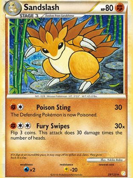 Sandslash (29/123) [HeartGold & SoulSilver: Base Set]