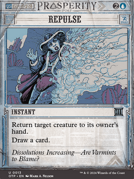 Repulse (OTP-013) - Breaking News: (Showcase) (Borderless) Foil