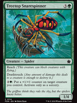Treetop Snarespinner (FDN-114) - Foundations Foil